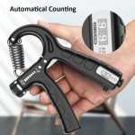 Automatic Counting Hand Grip Strengthener Adjustable Resistance Wrist Strengthener Forearm Gripper Hand Workout Squeezer Grip Strength Trainer