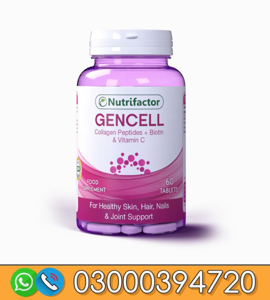 Nutrifactor’s Gencell  1000mg Super Collagen For Skin In Pakistan