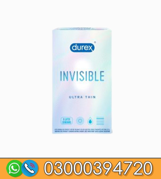 Condoms, Ultra Thin Lubricated Natural Latex, Durex Invisible Condoms