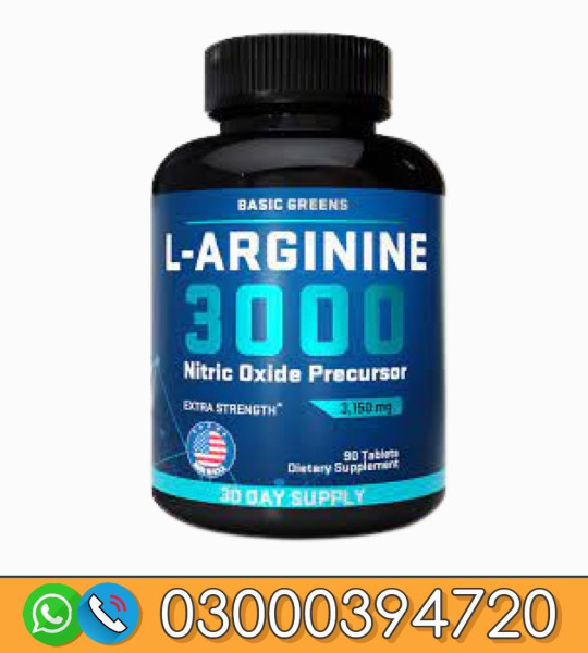 BASIC GREENS L Arginine 3,150mg (90 Tablets)