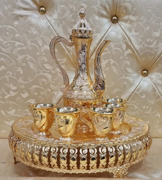 Royal Tea Set High Quality Gold & Silver Plated 5ltr