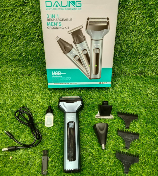 Shaver Daling Professional 3 In 1 German Technology Electric Men‘s Grooming Kit Hair Clipper