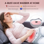 Electric Period Cramp Massager Vibrator Heating Belt